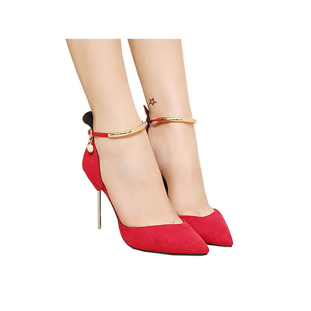 Details about  / Women Ladies Stiletto High Heels Shoes Ankle Strap Buckle Peep Toe Sandals Shoes